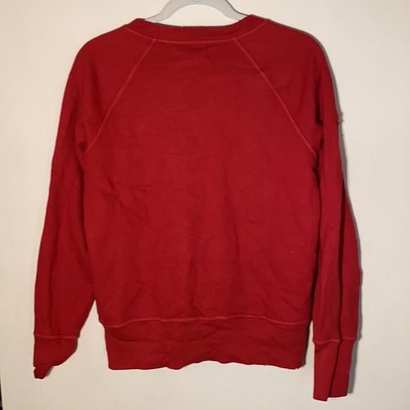 Rivet and Thread Distressed Sweatshirt - Picture 2 of 3